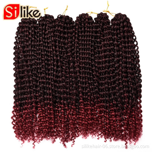 wholesale 18inch Passion Twist Hair Water Wave Crochet Twist New Water Wave Crochet Braids hair for Passion Twist Hair Extension